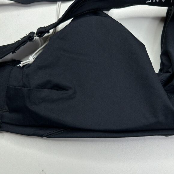 Everlane Thigh-High Bikini Bottom & Scoop-Neck Bikini Top Black Women Small NWT - Picture 13 of 15